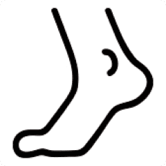 Swollen ankle icon