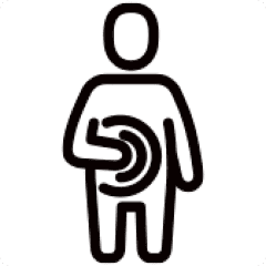 Pain in abdomen icon