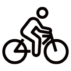 Bicyclist icon