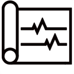 EKG or ECG icon