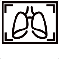 Chest x-ray icon