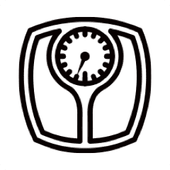 Body scale icon