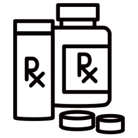 Prescription bottle icon