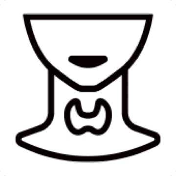 Heart failure and thyroid icon